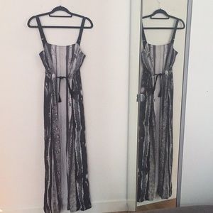 MM6 Martin Margiela Maxi Dress Blue Print